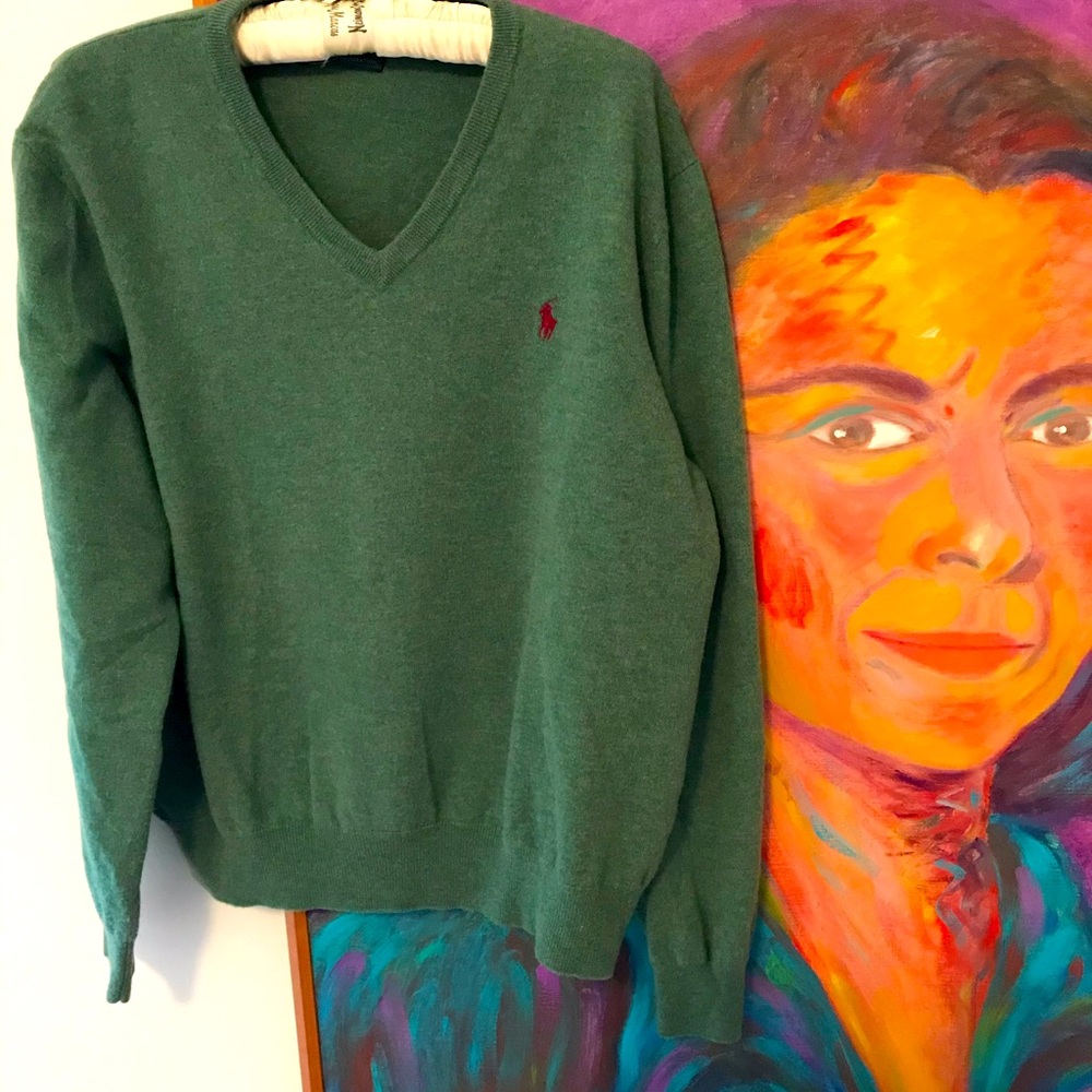 POLO by RALPH LAUREN merino wool v-neck sweater